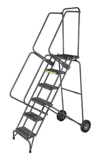 113 in H Steel Wheelbarrow Ladder, 8 Steps
