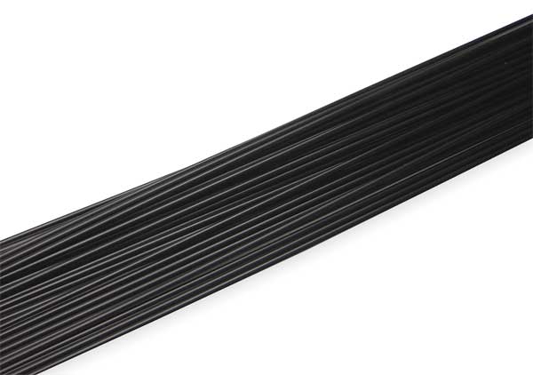 Welding Rod, HDPE, 1/8 In, Black, PK51