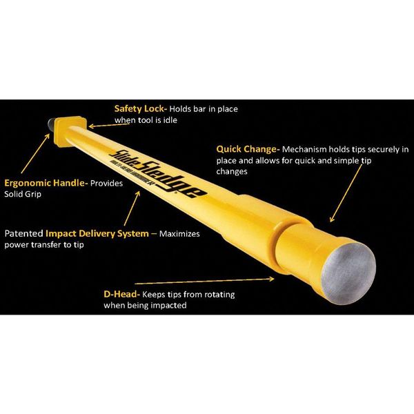 Slide Hammer w/ Pin Driver, 21 lb., 46