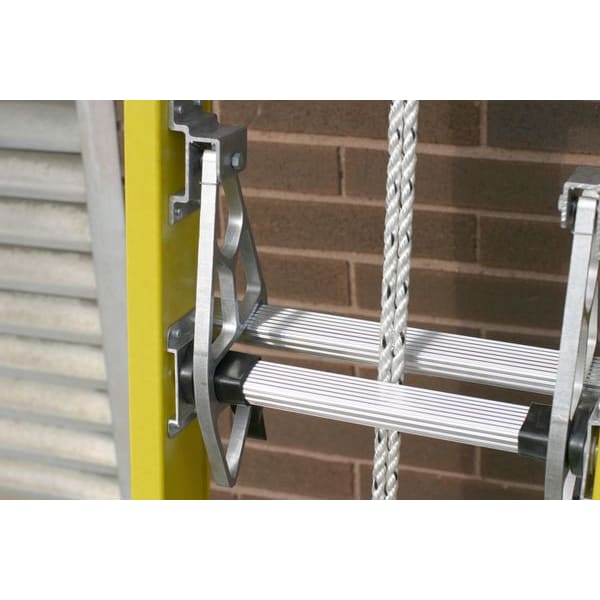 Fiberglass Extension Ladder, 375 lb Load Capacity