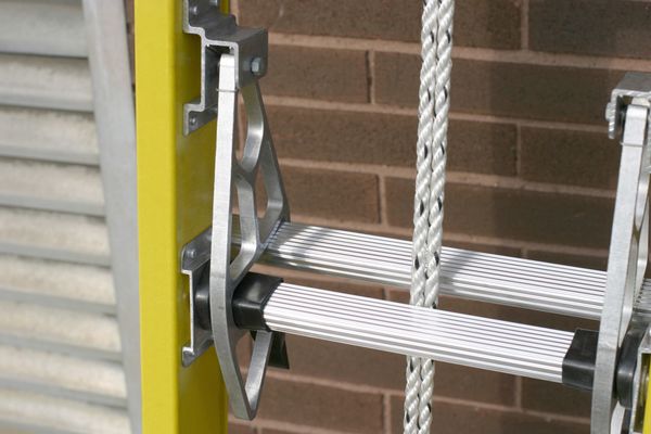 Fiberglass Extension Ladder, 375 lb Load Capacity