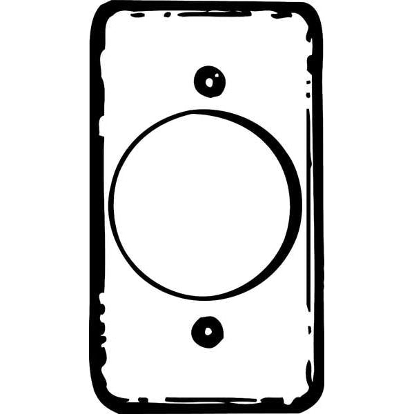 Electrical Box Cover, Square, 4-1/4 in.