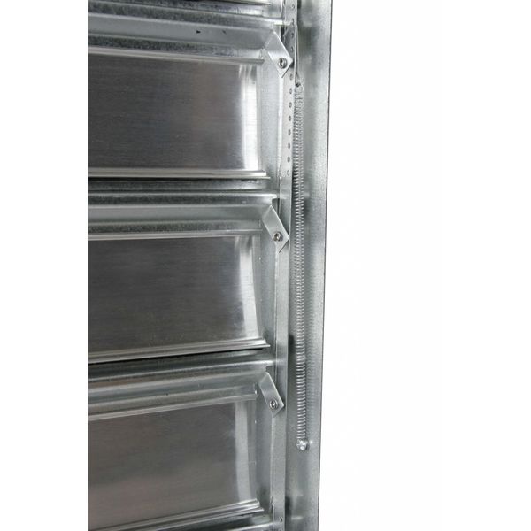 48 in Backdraft Damper / Intake Shutter, 49 in x 49 in