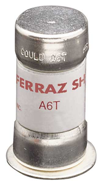 Fuse, Very Fast Acting, 45 A, A6T Series, 600V AC, 300V DC, 1-9/16
