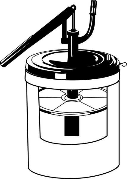 Grease Gun Filler Pump, 35 lb./5 gal.