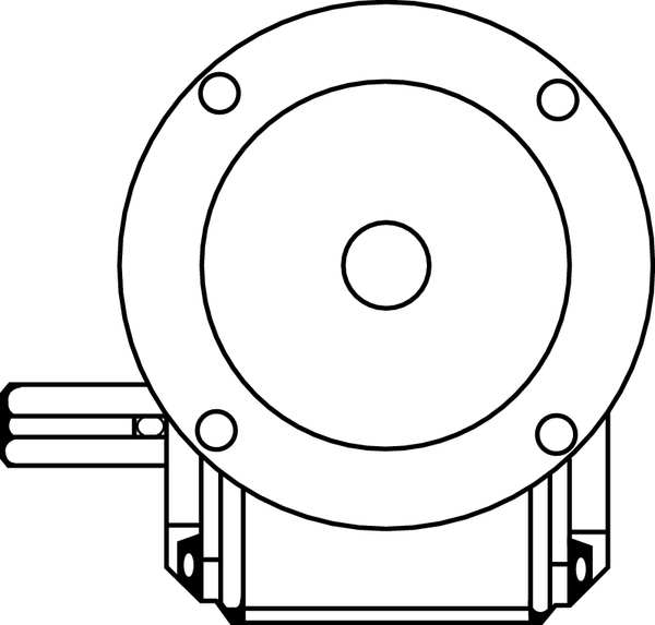 Speed Reducer, C-Face, 140TC/180C, 20:1