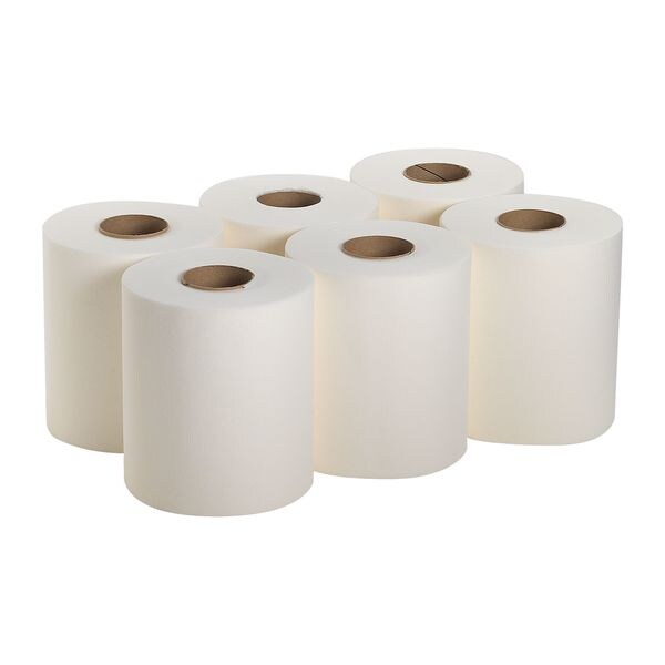 Dry Wipe Roll, White, Airlaid, 50 Wipes, 9 in x 13 1/4 in