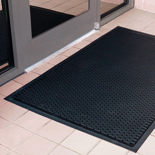 Entrance Mat, Black, 3 ft. W x 5 ft. L