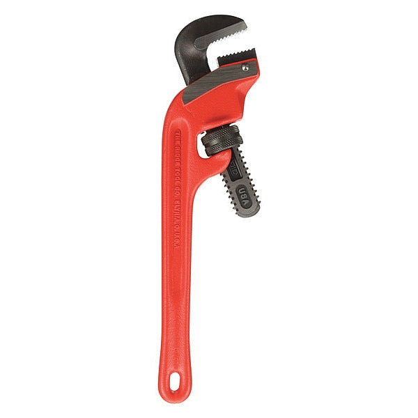 14 in L 2 in Cap. Cast Iron End Pipe Wrench