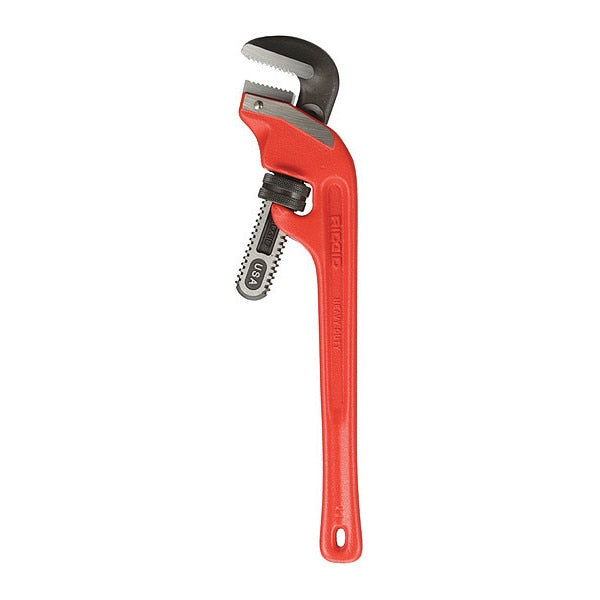 18 in L 2 1/2 in Cap. Cast Iron End Pipe Wrench