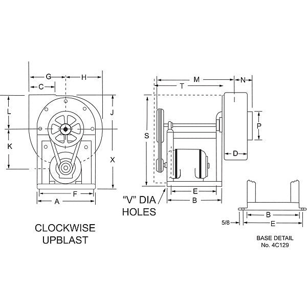 Blower, w/ Dr Pkg, 10 5/8 Dia, 115/208-230V