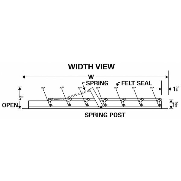 36 in Whole House Fan Premium Ceiling Shutter / Ceiling Shutter