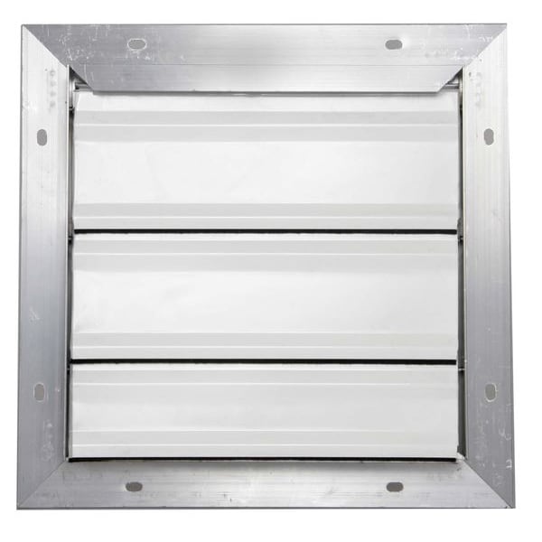 30 in Backdraft Damper / Wall Shutter, 30-1/2 in x 30-1/2 in