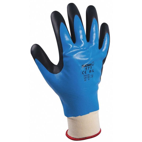 Cold Protection Gloves, M, Blue/Black, PR