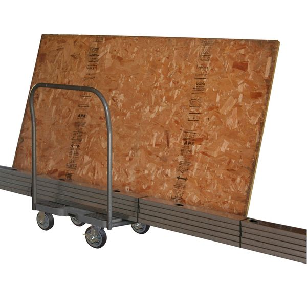 Panel Truck, 1500 lb. Cap, 35inL, 20-1/2inW