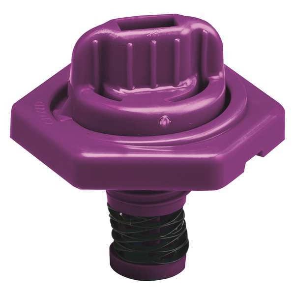 Breather Vent, HDPE, 1.50 in. H, Purple