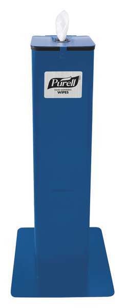 Wet Wipe Dispenser Stand, Blue, metal