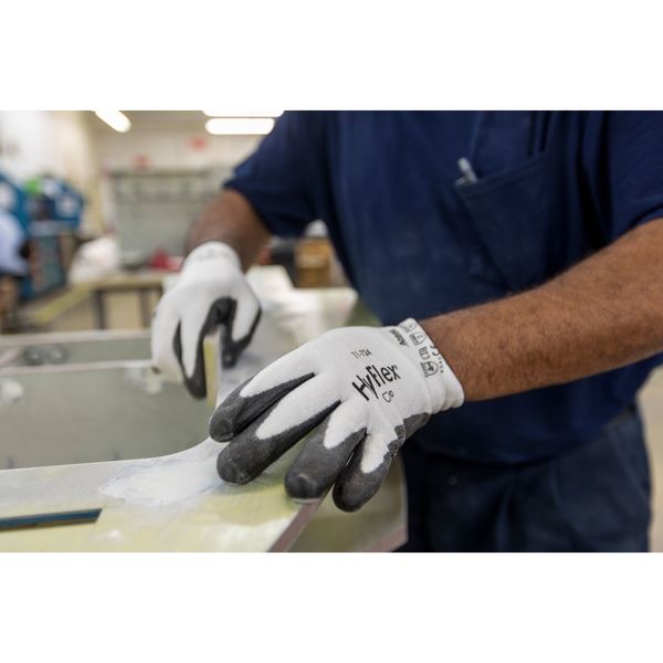 Cut Resistant Coated Gloves, A2 Cut Level, Polyurethane, L, 1 PR