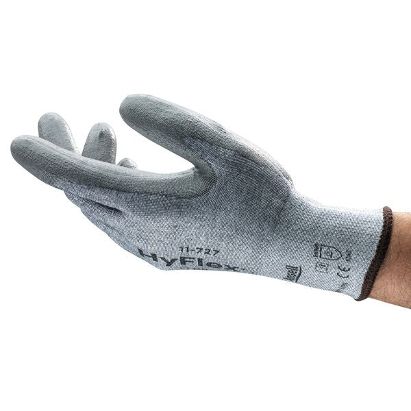 Cut Resistant Coated Gloves, A2 Cut Level, Polyurethane, M, 1 PR