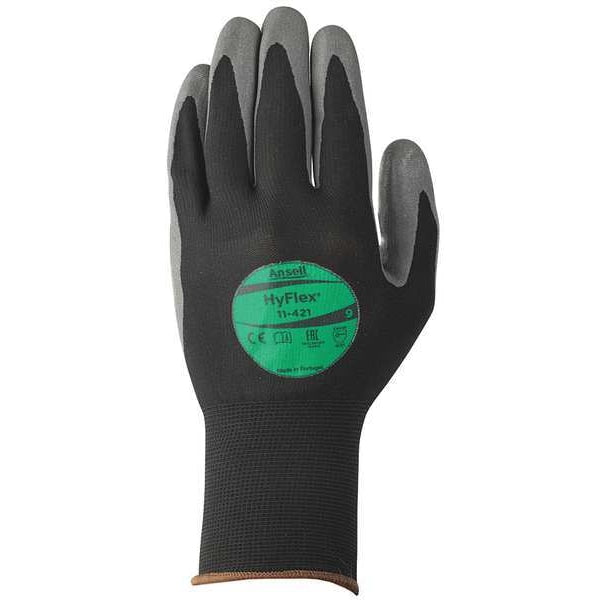 Cut Resistant Coated Gloves, A1 Cut Level, Polyurethane, 7, 1 PR