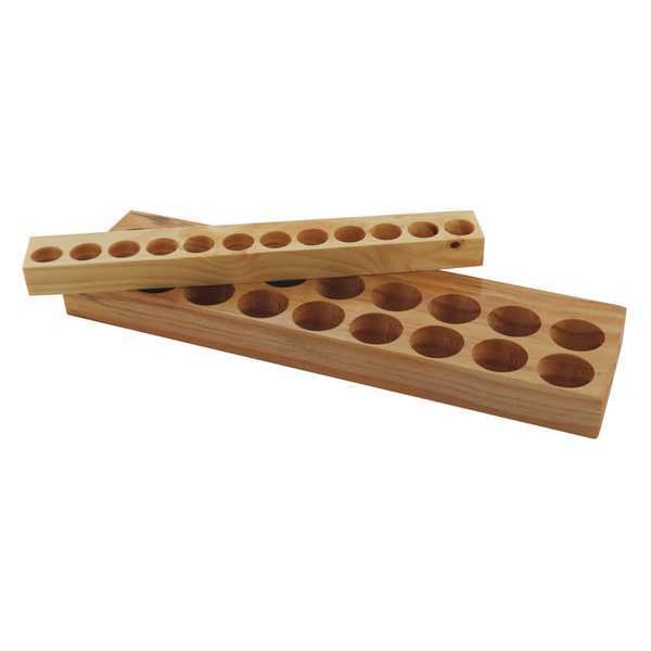 Wooden Collet Holding Tray, TG75, Holds 43