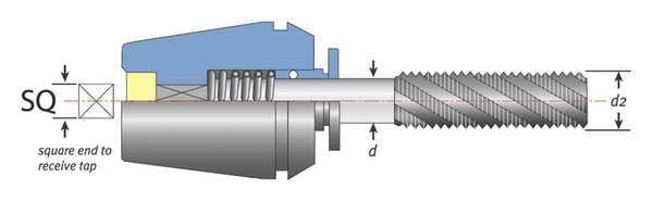 Tapping Collet, 0.168 in. Shank, ER25