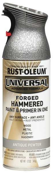 Hammered Spray Paint, Antique Pewter, Hammered, 12 oz