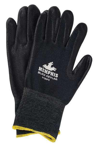 Cut Resistant Coated Gloves, A4 Cut Level, Foam Nitrile, S, 1 PR