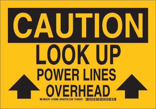 Caution Sign, 7X10