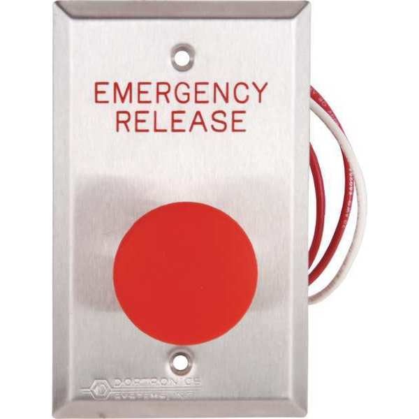 Emergency Push Button, 125VAC, 2-3/4