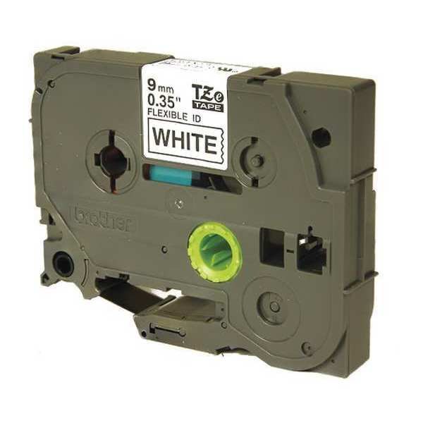 Label Tape Cartridge, Black/White, 23/64