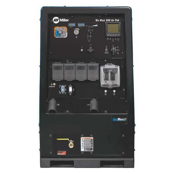 Engine Driven Welder, Big Blue(R) 600 Air Pak(TM) Series, Electric Start, 65.7 hp, Diesel