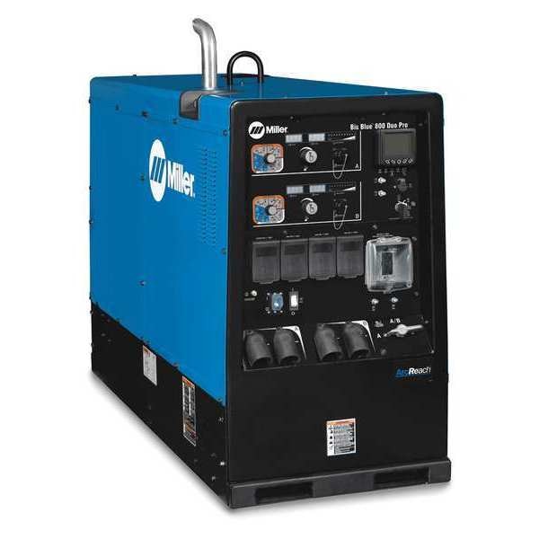 Engine Driven Welder, Big Blue(R) 800 Duo Pro Series, Electric Start, 65.7 hp, Diesel, 27,000 W Peak