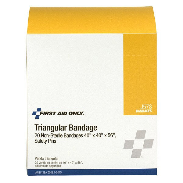 Triangular Sling/Bandage, 36 in. W, 20/Box