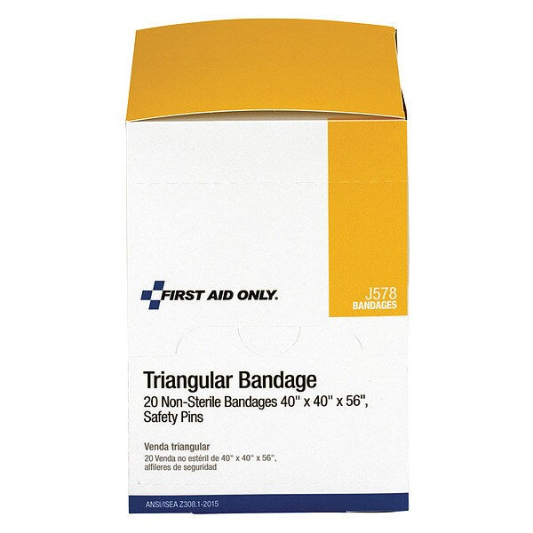 Triangular Sling/Bandage, 36 in. W, 20/Box