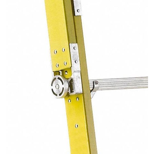 Sectional Ladder, Fiberglass, 375 lb Load Capacity