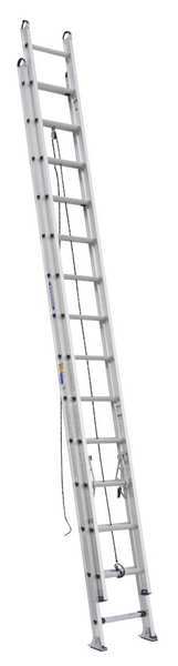 Aluminum Extension Ladder, 375 lb Load Capacity