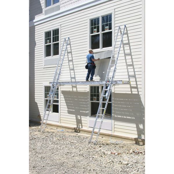 Aluminum Extension Ladder, 250 lb Load Capacity
