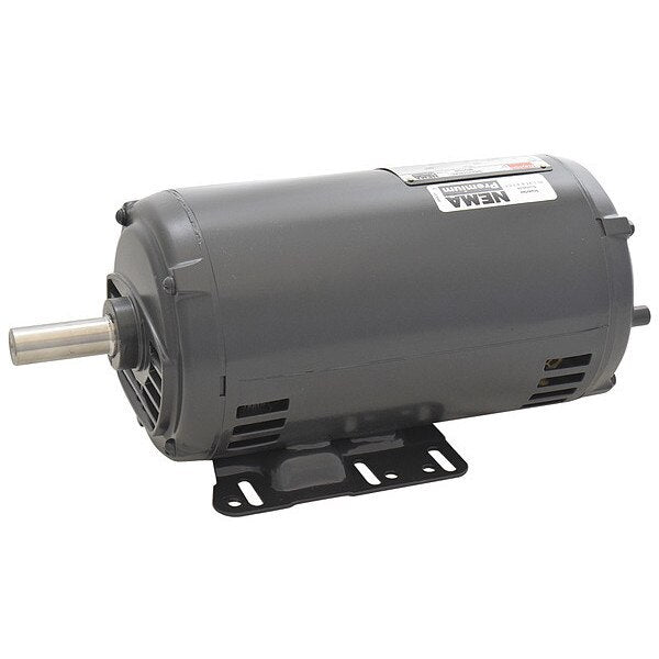 3-Phase General Purpose Motor, 3 HP, 143-5T/56HZ Frame, 230/460V AC Voltage, 1,760 Nameplate RPM