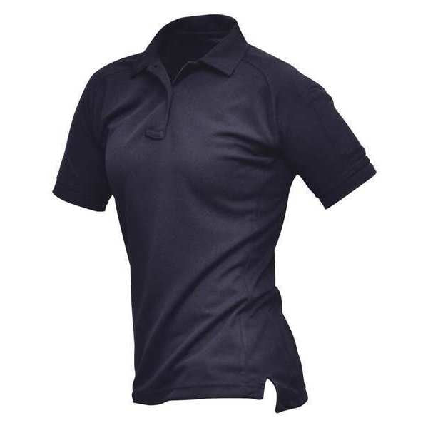 Womens Tactical Polo, Navy, Short Sleeve, L