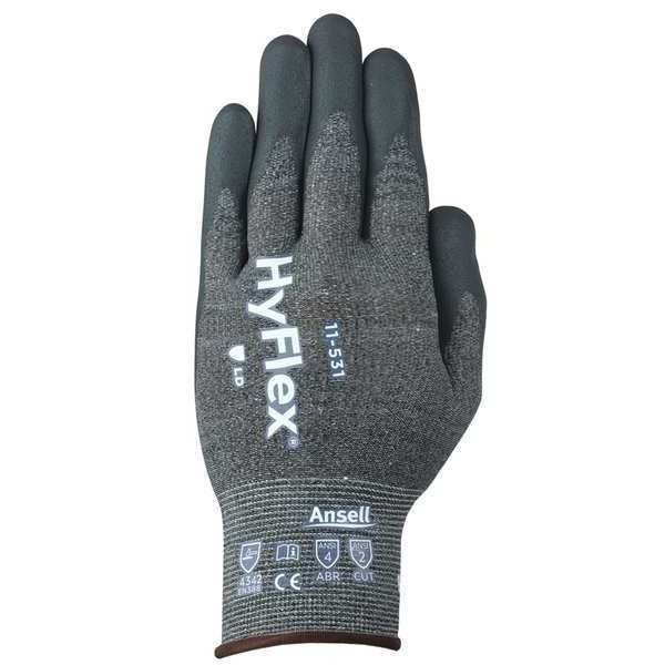 Cut Resistant Coated Gloves, A2 Cut Level, Nitrile, 10, 1 PR