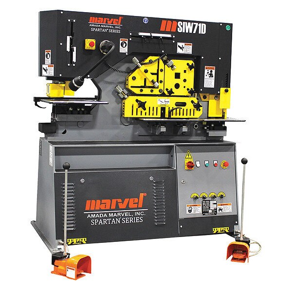 Hydraulic Ironworker, 62 tons Max. Force