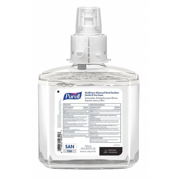 Healthcare Hand Sanitizer Foam 1200mL Refill for ES6, PK2