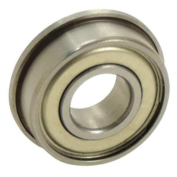 Ball Bearing, 0.1181in Dia, 49 lb, Flanged