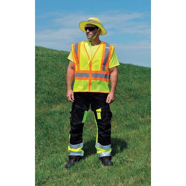 Medium Class 2 High Visibility Vest, Lime