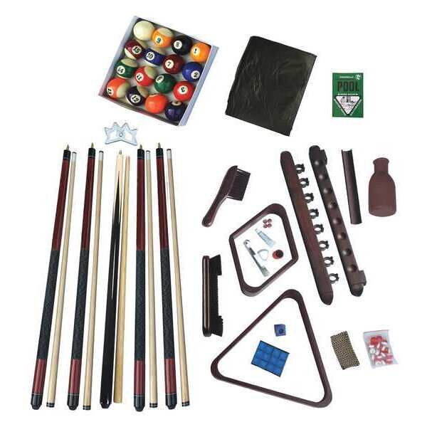 Billiards Accessory Kit, Mahogany