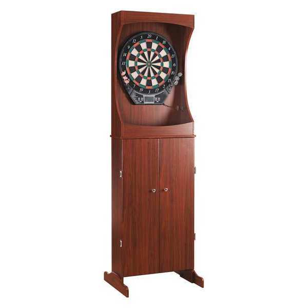 Outlaw Dartboard and Cabin.t Set, Cherry