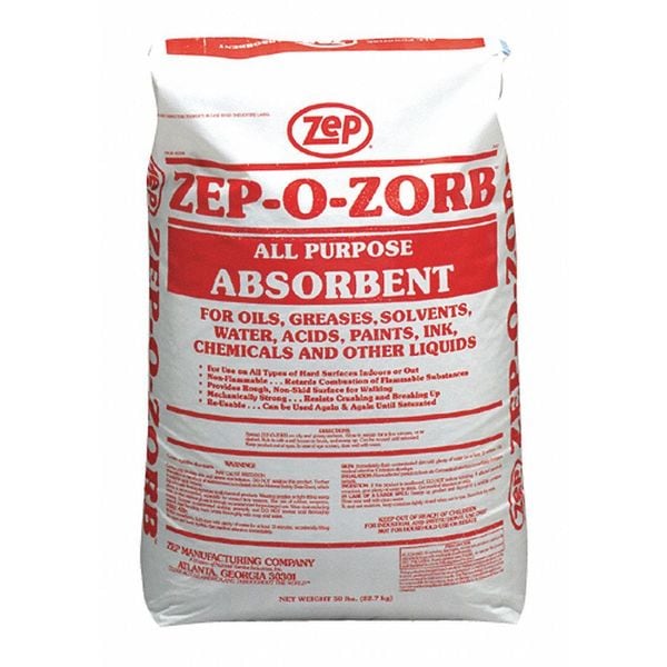 Zep-O-Zorb, Absorbent, 50 lb.