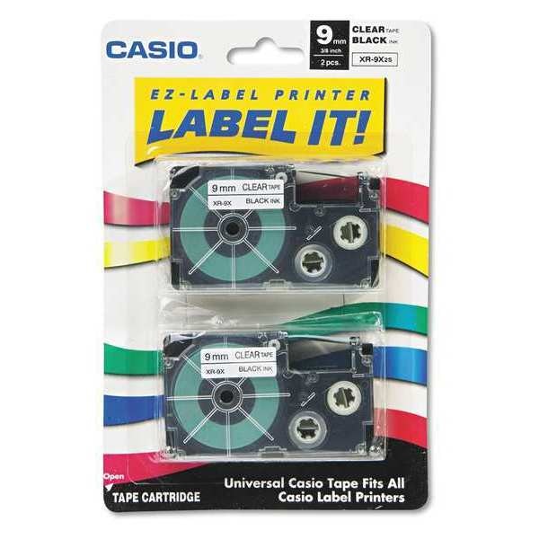 Label Printer Cassette 9mm, for KL-60/KL-120/820, Pk2