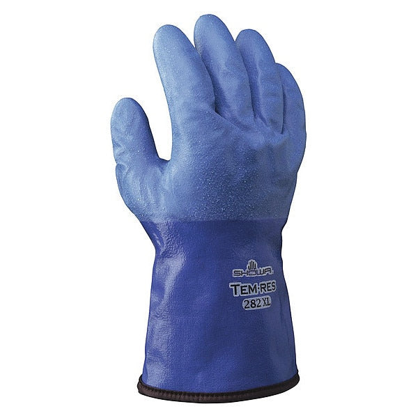 Cut Resist Gloves, L, Blue, Polyurethane, PR